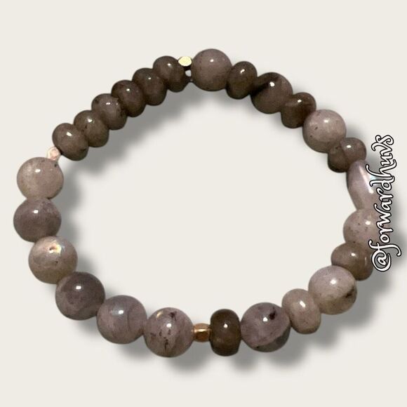 Bundle Sale 3 for $15 | Faceted Stone Stretch Bracelet - Picture 3 of 6